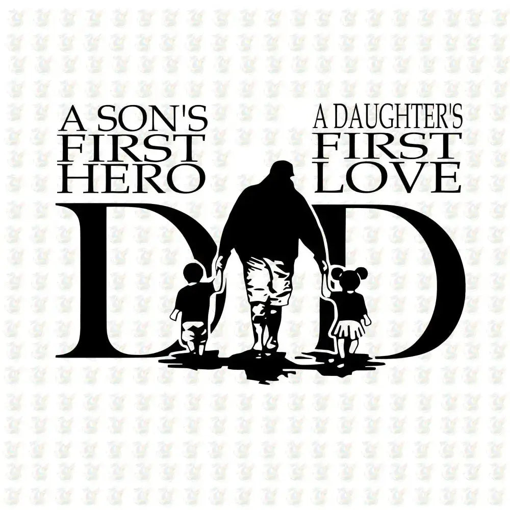 DAD - The Man The Myth The Legend DTF Transfer – Ready to Press - House Of DTF Shirt