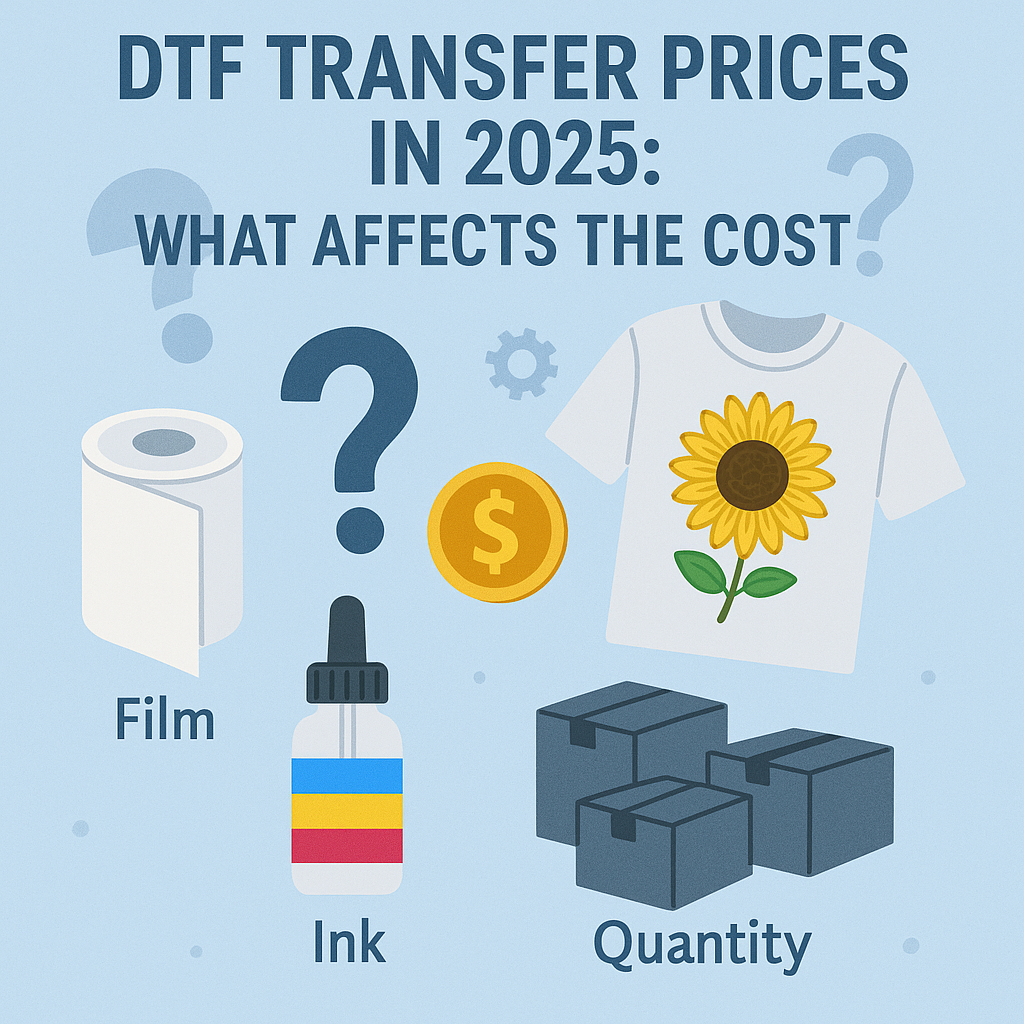 DTF Transfer Prices in 2025: What Affects the Cost?