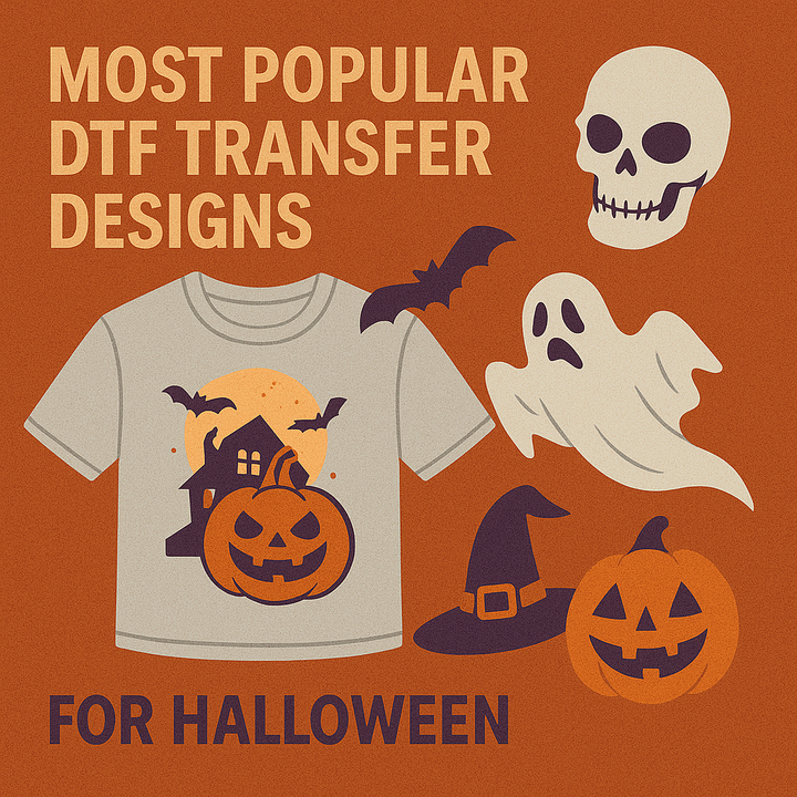 Most Popular DTF Transfer Designs for Halloween
