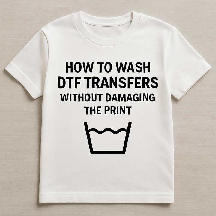 How to Wash DTF Transfers Without Damaging the Print