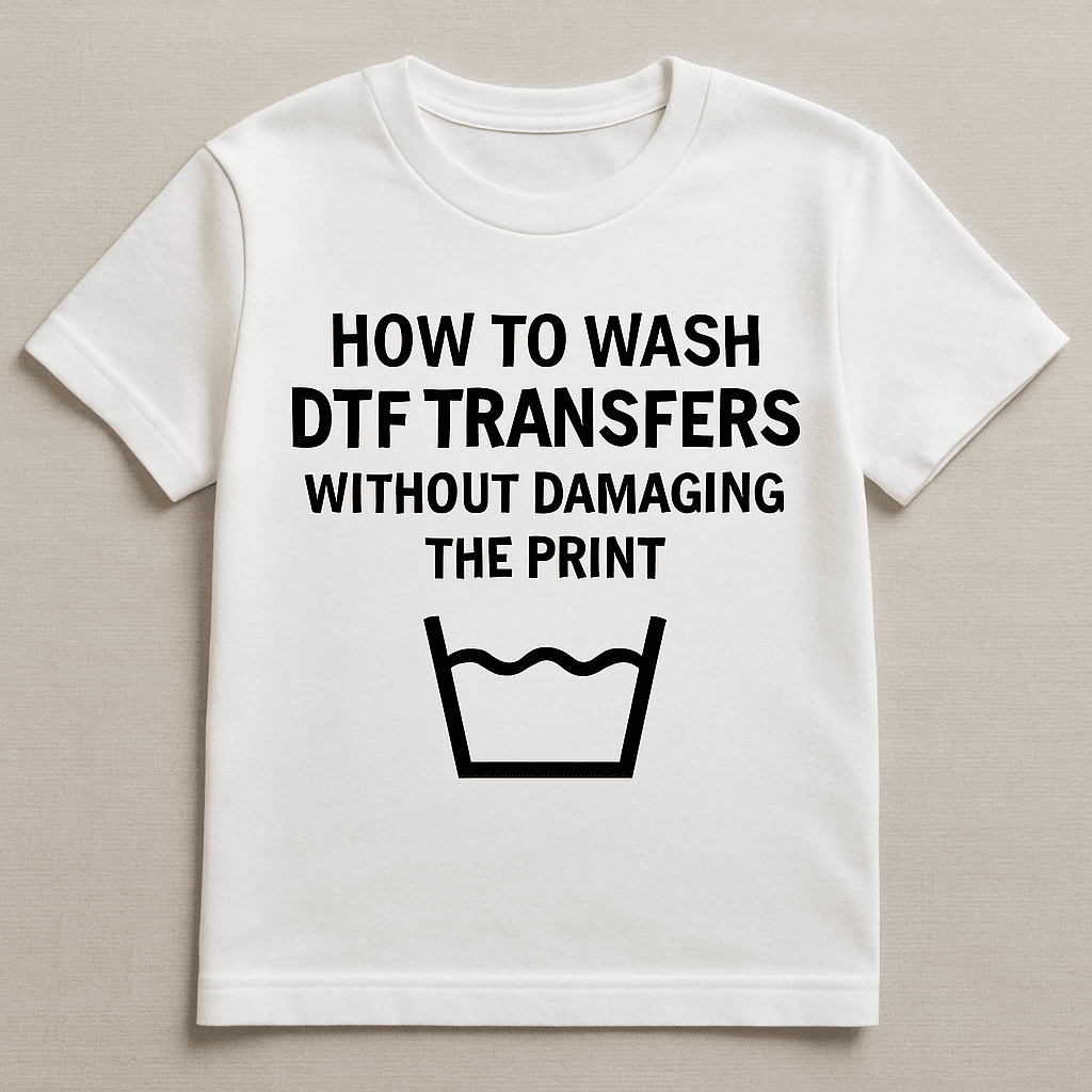 How to Wash DTF Transfers Without Damaging the Print