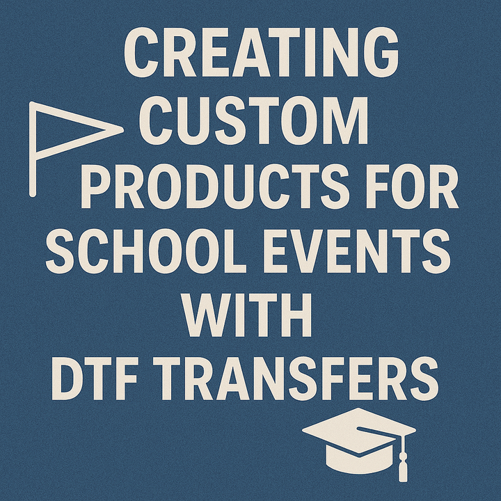 Creating Custom Products for School Events with DTF Transfers