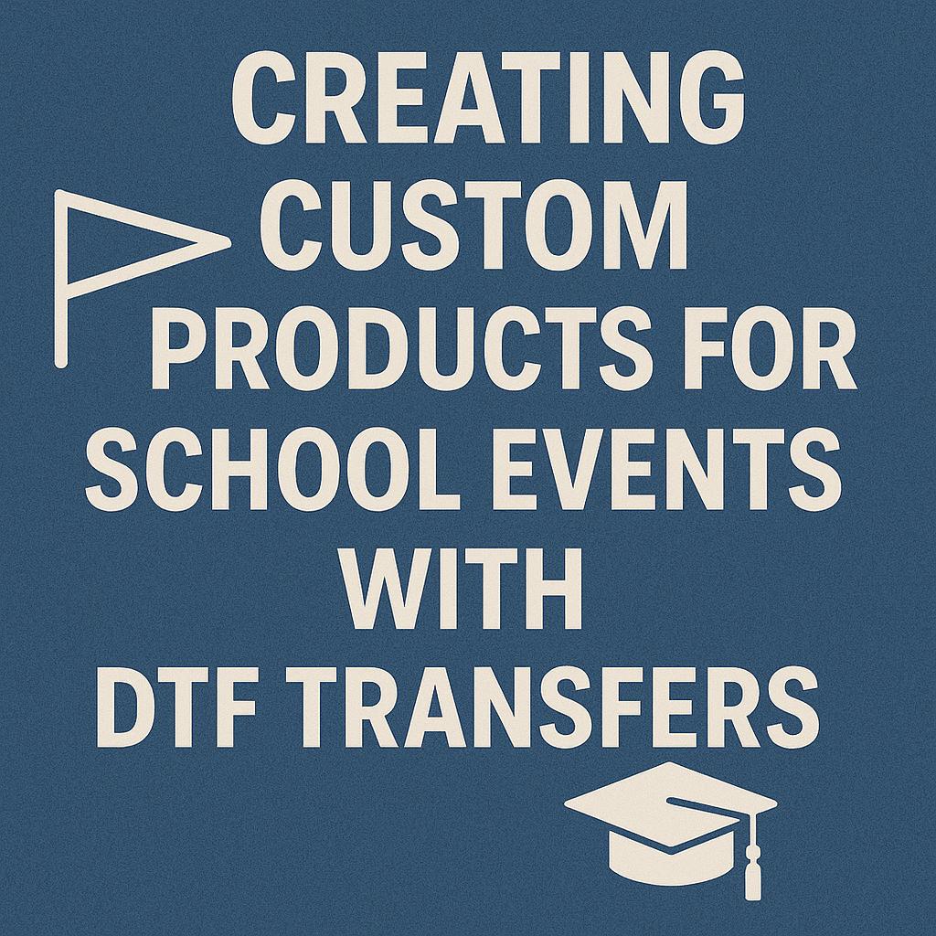 Creating Custom Products for School Events with DTF Transfers