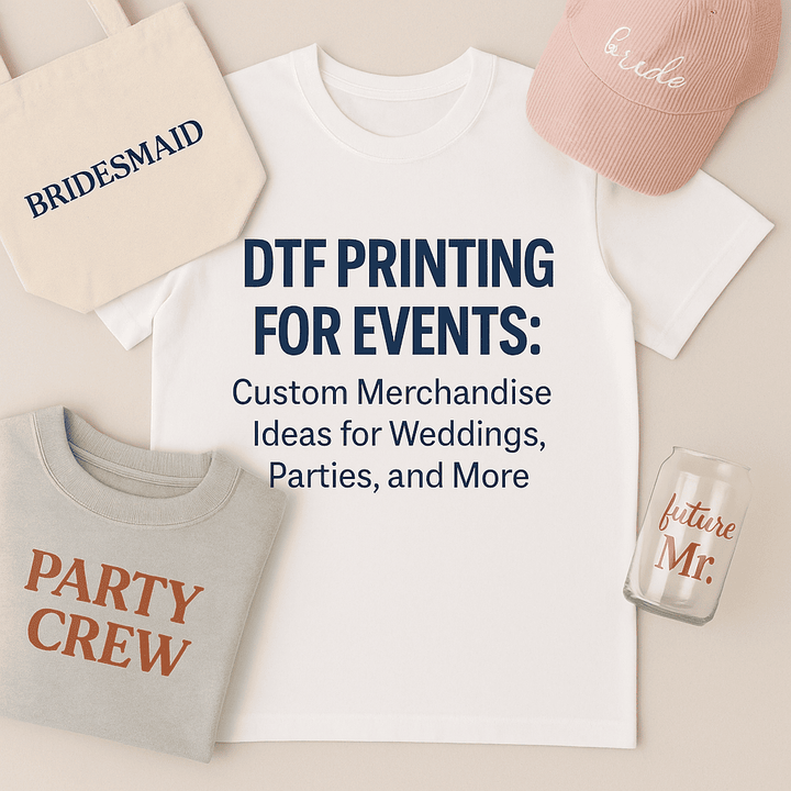 DTF Printing for Events: Custom Merchandise Ideas for Weddings, Parties, and More