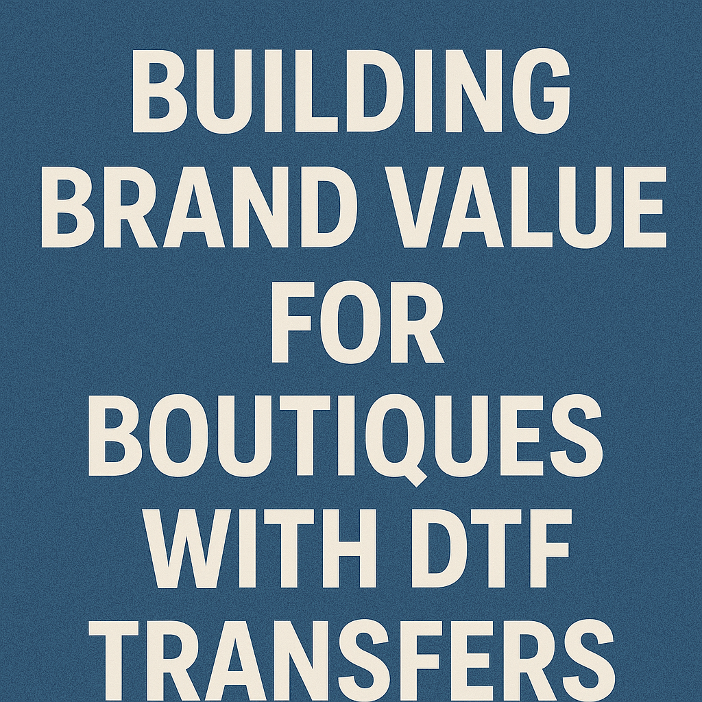 Building Brand Value for Boutiques with DTF Transfers