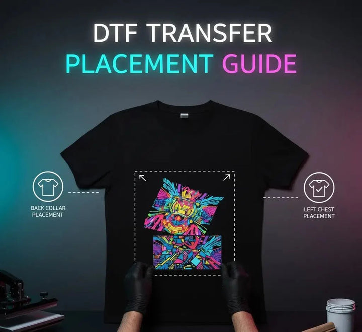 DTF Transfer Placement Guide - House Of DTF Shirt