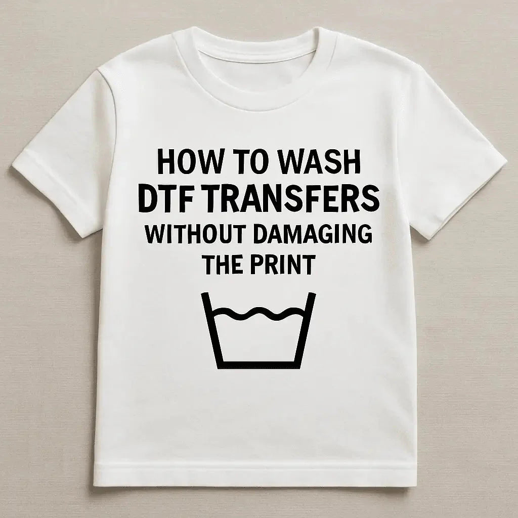 How to Wash DTF Transfers Without Damaging the Print - House Of DTF Shirt