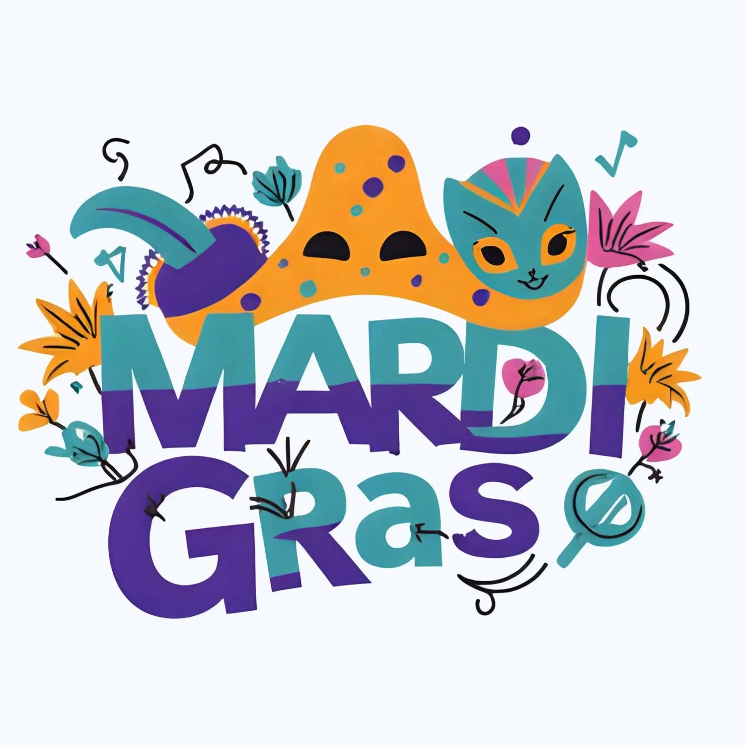 Mardi Gras - House Of DTF Shirt