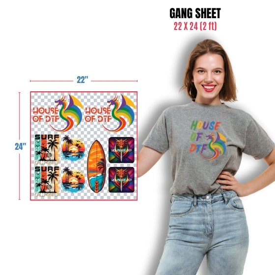 Build Your DTF Gang Sheet