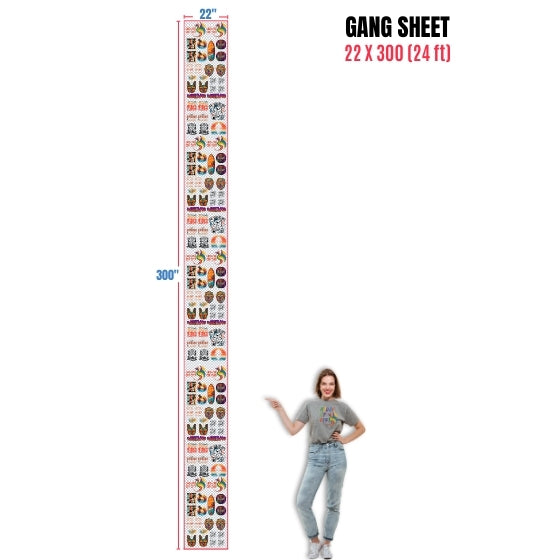 Build Your DTF Gang Sheet