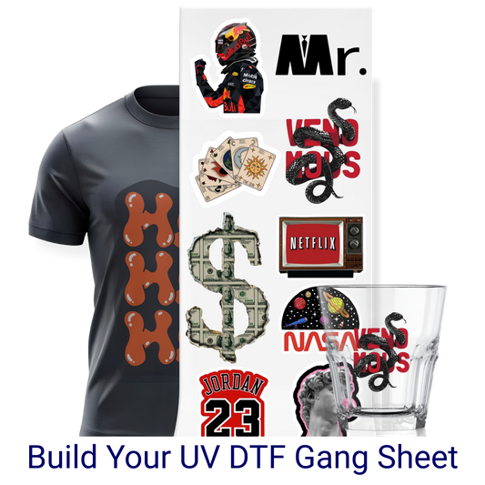 Build a UV DTF Gang Roll