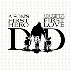DAD - The Man The Myth The Legend DTF Transfer – Ready to Press