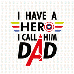 Super Dad - Avengers Inspired DTF Transfer – Ready to Press – Father's Day Hero Shirt