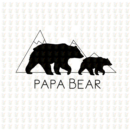 PAPA - The Man The Myth The Legend DTF Transfer – Ready to Press