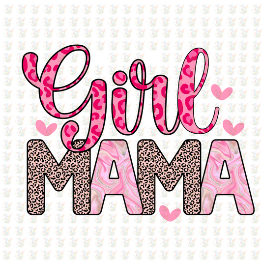 Girl Mama - Inspired DTF Transfer – Ready to Press - Mothers Day