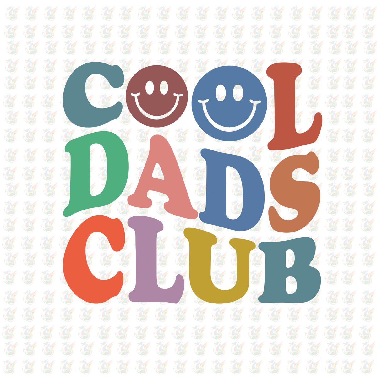 Cool Dads Club DTF Transfer – Ready to Press – Father’s Day Design