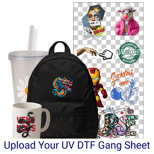 UV DTF Gang Roll Stickers