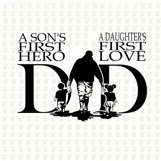 DAD - The Man The Myth The Legend DTF Transfer – Ready to Press - House Of DTF Shirt