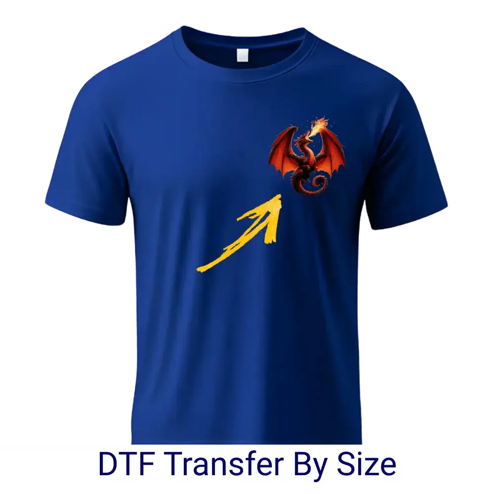 DTF Transfers By Size - House Of DTF Shirt