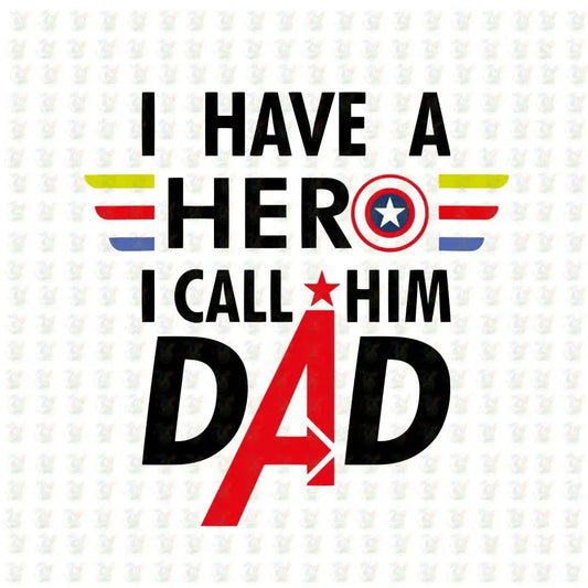 Super Dad - Avengers Inspired DTF Transfer – Ready to Press – Father's Day Hero Shirt - House Of DTF Shirt