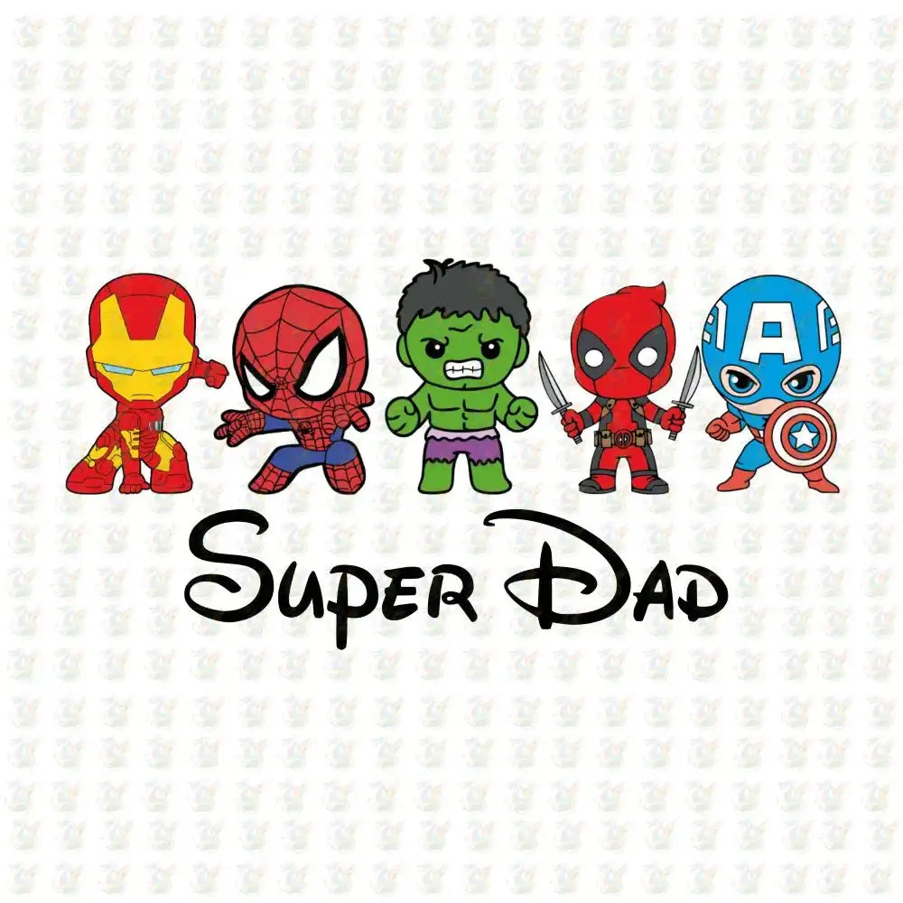 SuperDad - Inspired DTF Transfer – Ready to Press – Father's Day Gift - House Of DTF Shirt