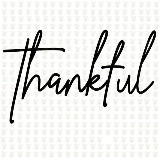 Thankful Lightning Bolt DTF Transfer – Ready to Press – Print Fall Thanksgiving Design - House Of DTF Shirt