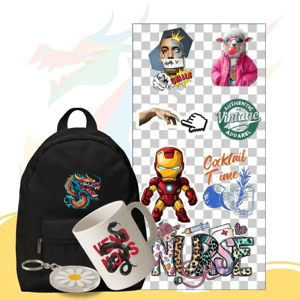 UV DTF Gang Roll Stickers - House Of DTF Shirt