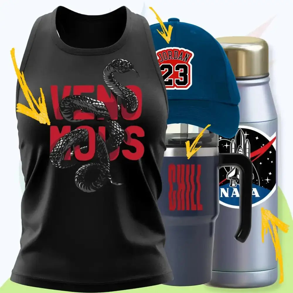 UV DTF Stickers By Size - House Of DTF Shirt