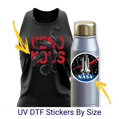 UV DTF Stickers By Size - House Of DTF Shirt