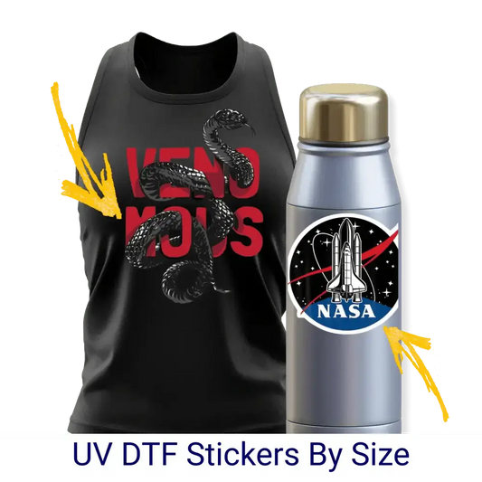 UV DTF Stickers By Size - House Of DTF Shirt